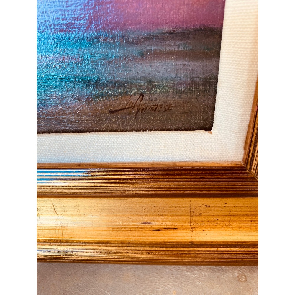 Original Mid-Century Sunset Landscape by Lodewijk "Lo" Jacob Andriese (1937–2022 - Picture 2 of 4